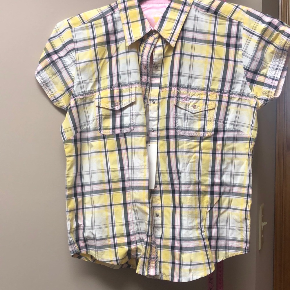 Vintage NWT TwentyX by Wrangler Short Sleeve Western Snap Up Shirt